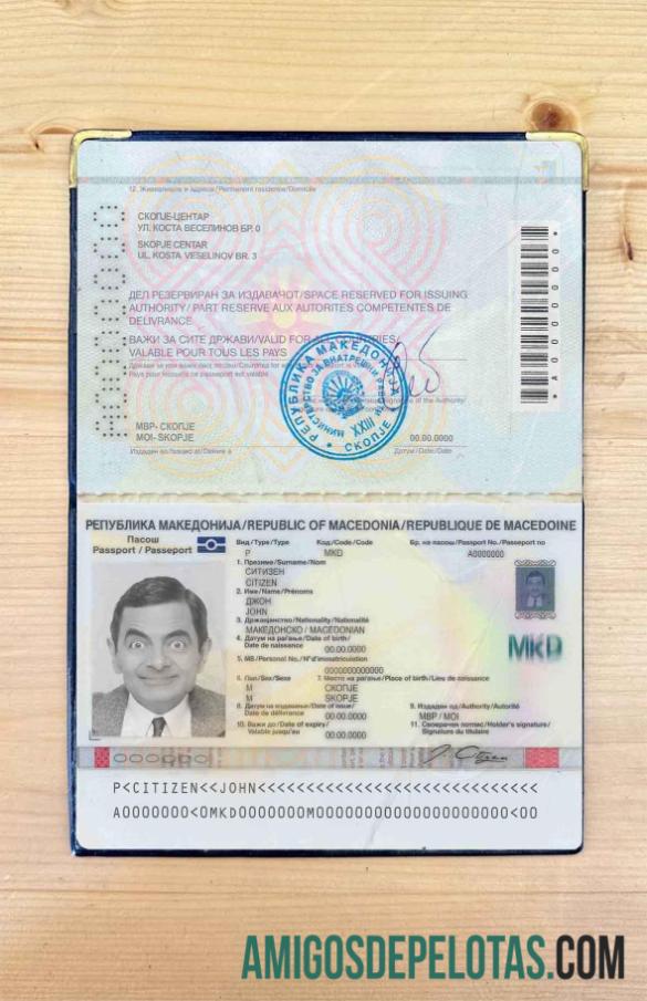 Visual fotográfico do Passe da Macedônia exemplo